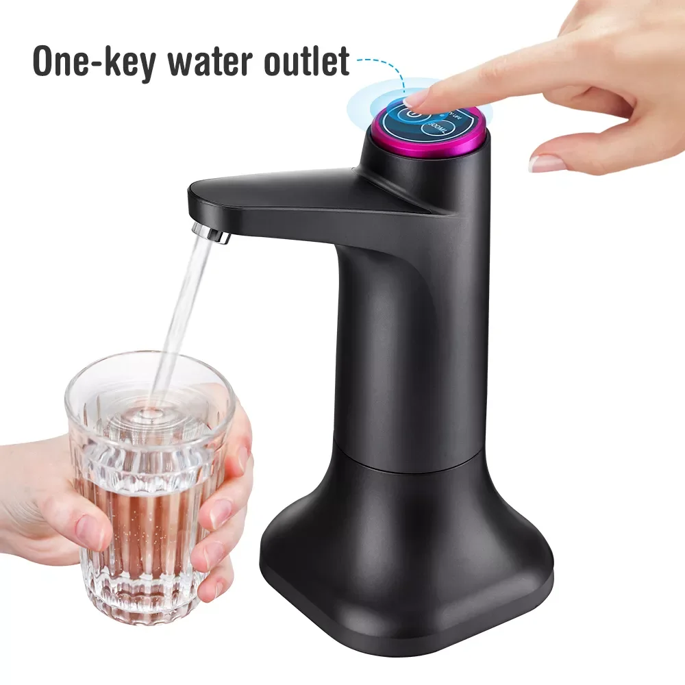 

Water pump Electric Water Bottle Pump with Base USB Water Dispenser Portable Automatic Water Pump Bucket Bottle Dispenser
