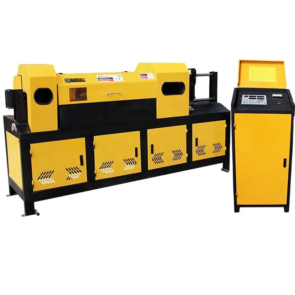

High Efficiency Automatic Rebar Straightening Cutting Machine Steel Rod Straightening And Cutting Machine