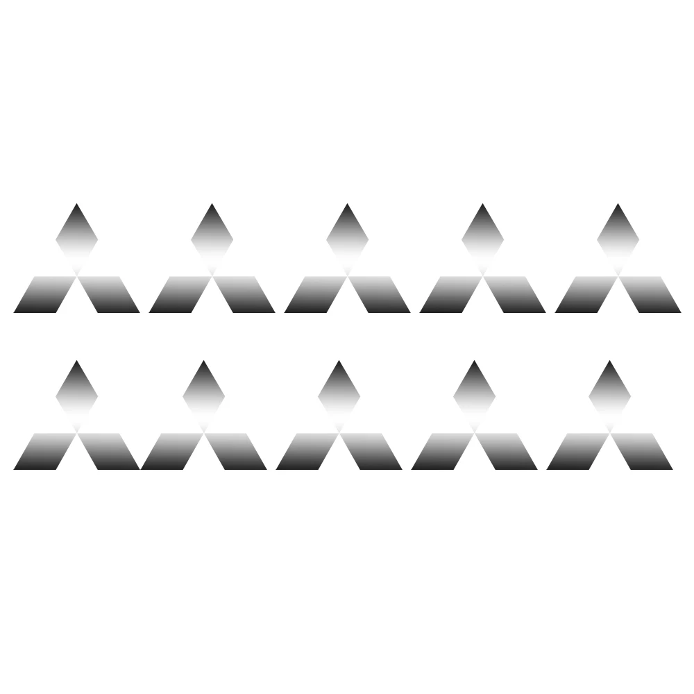 

10 шт. 3D никелевая металлическая автомобильная водонепроницаемая наклейка для Mitsubishi Space Star Lancer 9 Outlander Xl Eclipse Cross Asx Colt