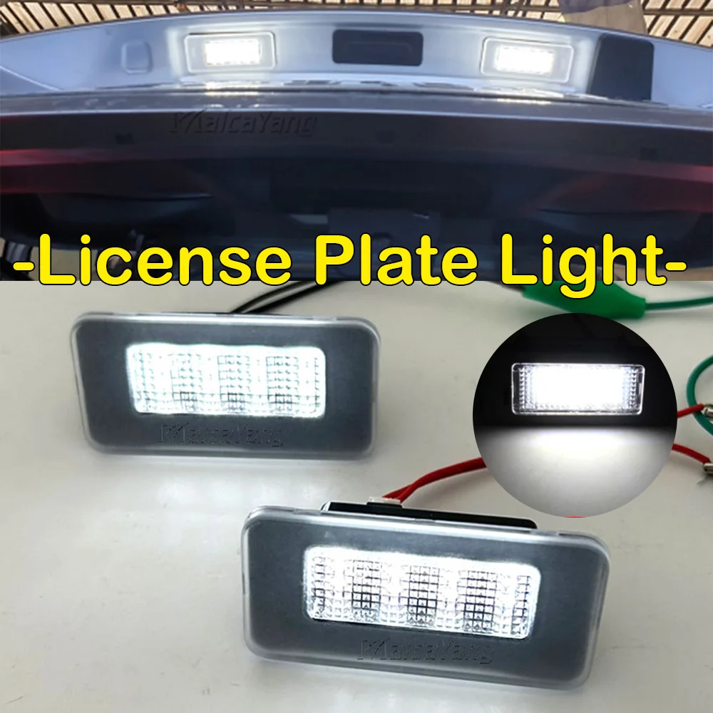 

For Tesla Model X 2016-up LED Number License Plate Light Lamp For Model S 2017-up car accessories