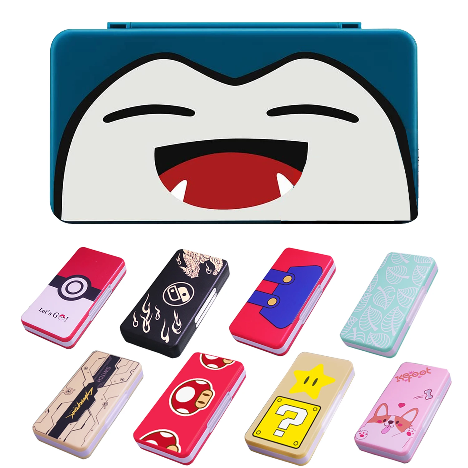 

48 в 1, чехол для игровых карт с переключателем для Nintendo Switch OLED, портативный контейнер для хранения NS Lite, держатель для карт, защитный чехол, Же...