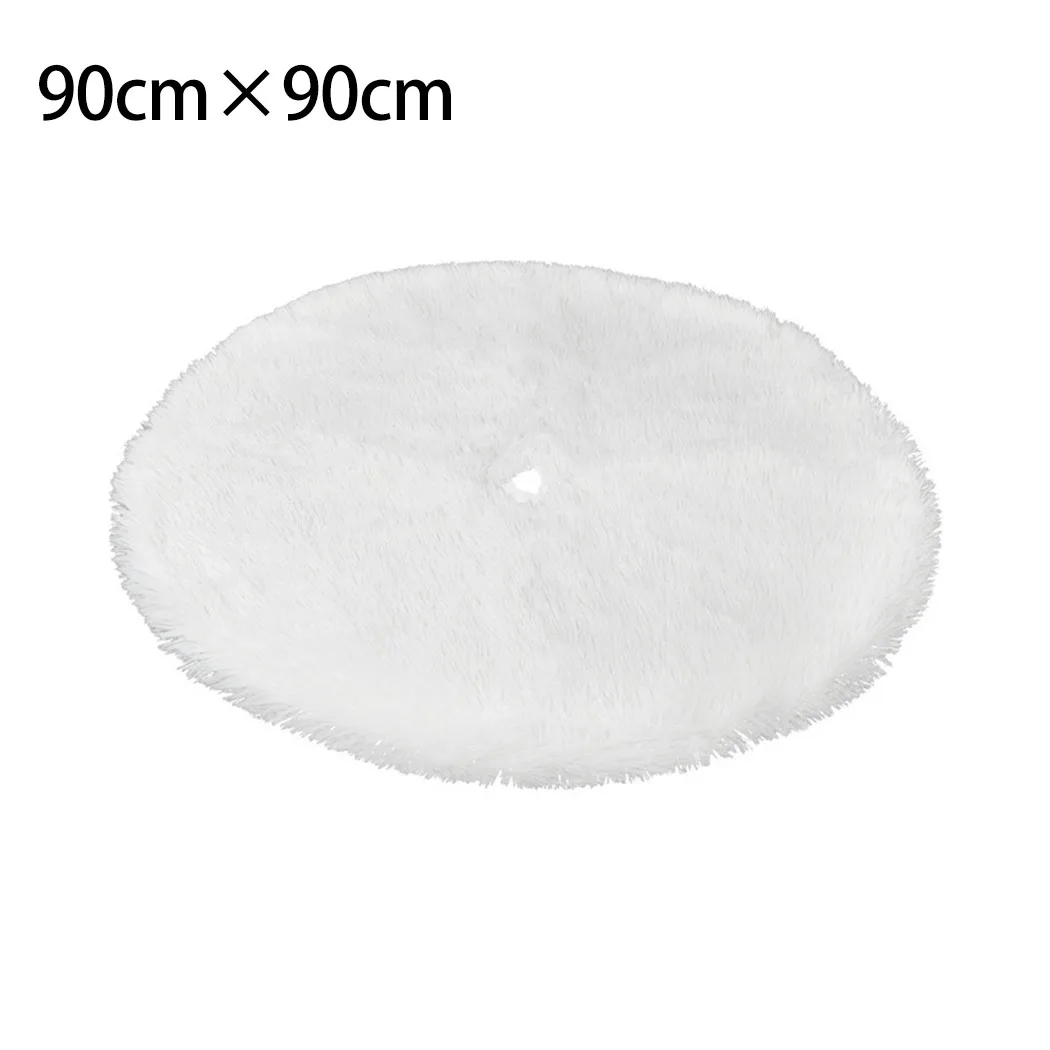 

XMAS Skirt Christmas Tree Soft White 90-122cm Comfortable Cover Decor Floor Party Plush Snow Best High Quality