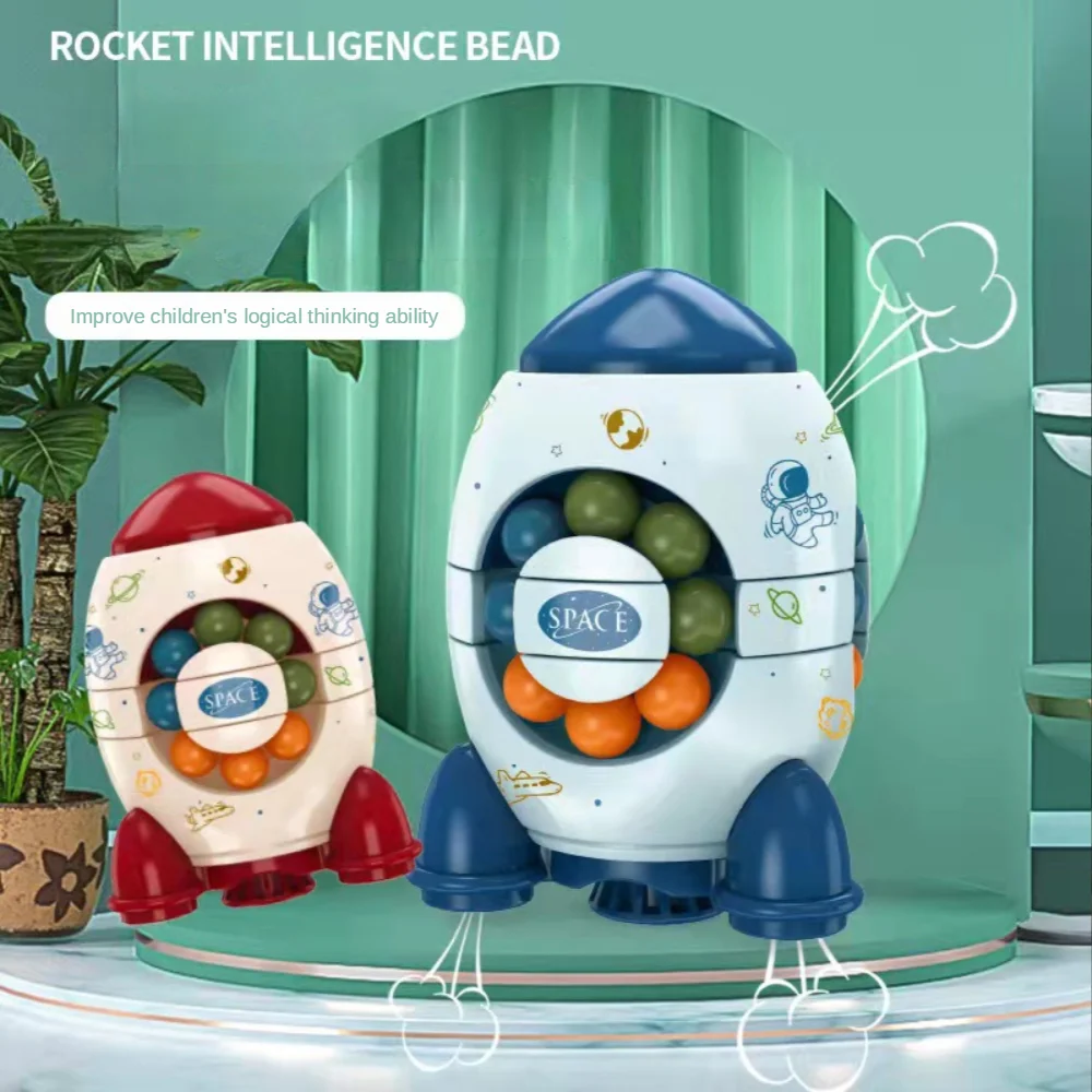 

Детский развивающий мяч для развития интеллекта ракеты, Обучающие Детские игрушки для обучения мышлению, Детские игрушки Монтессори