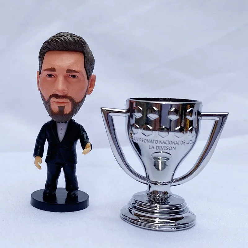 

7cm Hot Selling Cute Soccer Stars Figure PVC Cake Decoration Doll Football Player Toys Fans Souvenir Birthday Gift Office gift