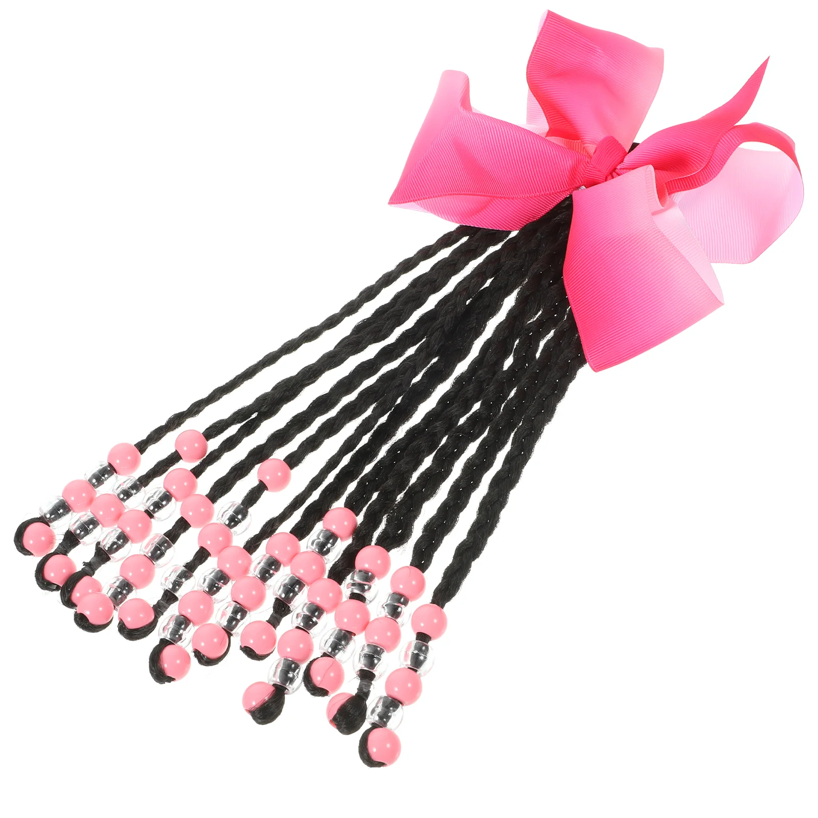 

Bowknot Braided Ponytail Hair Accessories Long Extension Women Extensions Braids Fiber Women's Wigs