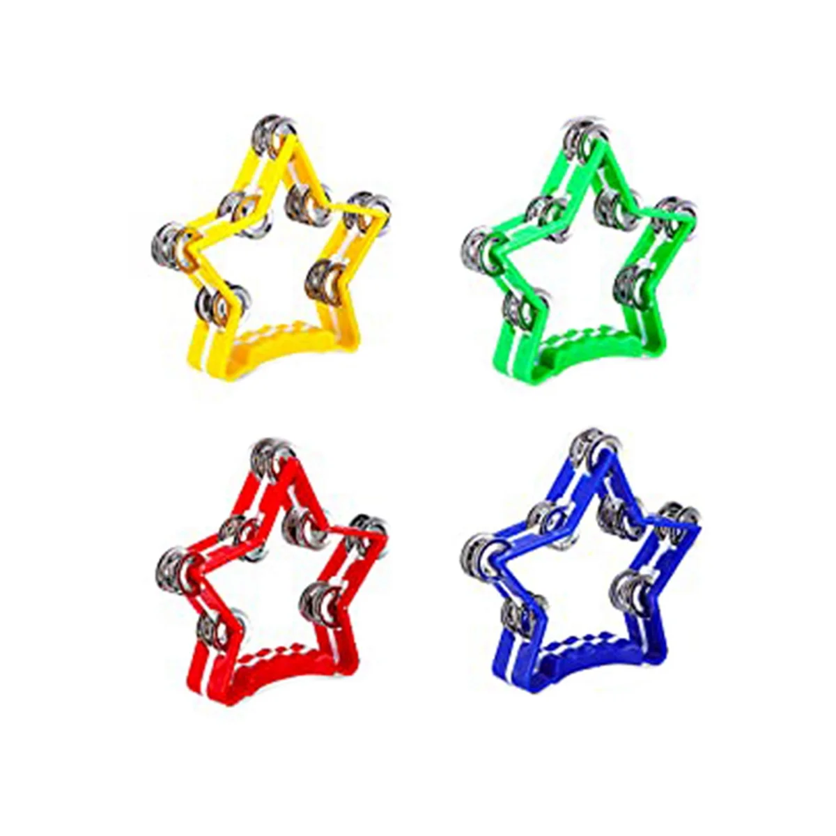 

Пластиковый барабан с колокольчиком, 8 дюймов, 4 цвета