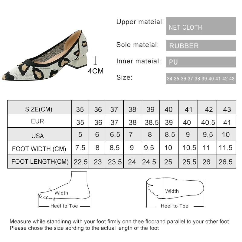 DIMANYU Women Dress Shoes 2023 New Large Size 41 42 43 Shoes Women Mid Heel Fashion Knitted Pointed Toe Women's Shoes