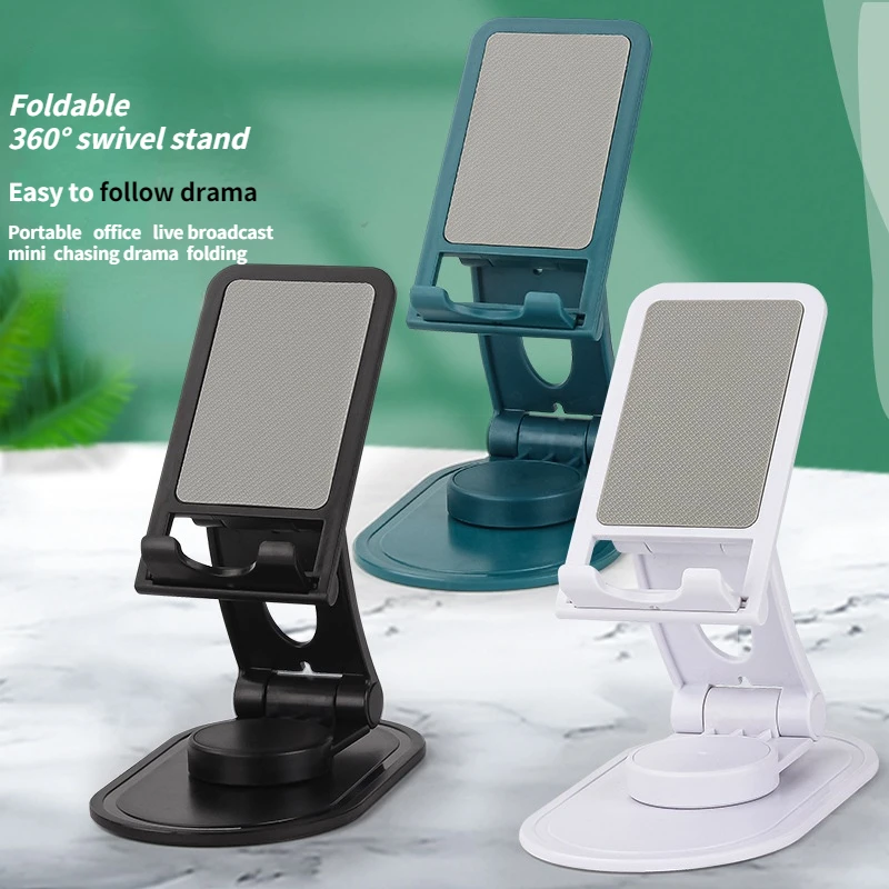 

360°rotate Universal Desktop Mobile Phone Holder Stand for IPhone IPad Adjustable Tablet Foldable Table Cell Phone Desk Stand A