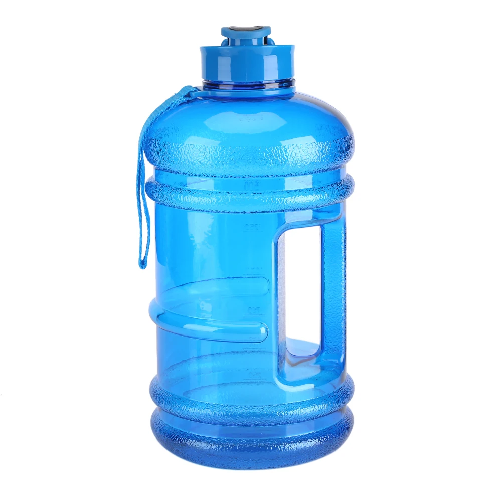 

2.2L Water Bottle Kettle Sports Cup Camping Gym Large Capacity Outdoor Blue
