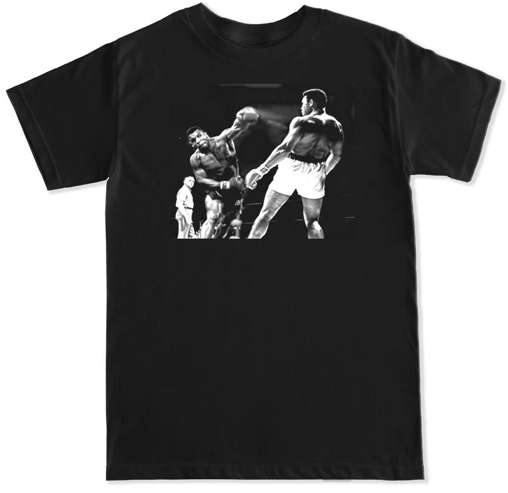 

Retro Mike Tyson Muhammad Ali MMA Boxing Fight T-Shirt 100% Cotton O-Neck Summer Short Sleeve Casual Mens T-shirt Size S-3XL