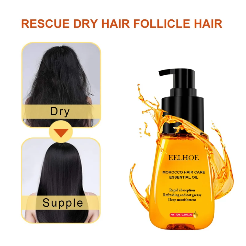 

Powerful Hair Care Oil To Prevent Hair Loss Men's and Women's Essence Liquid To Improve The Irritability, Dry and Damaged Hair