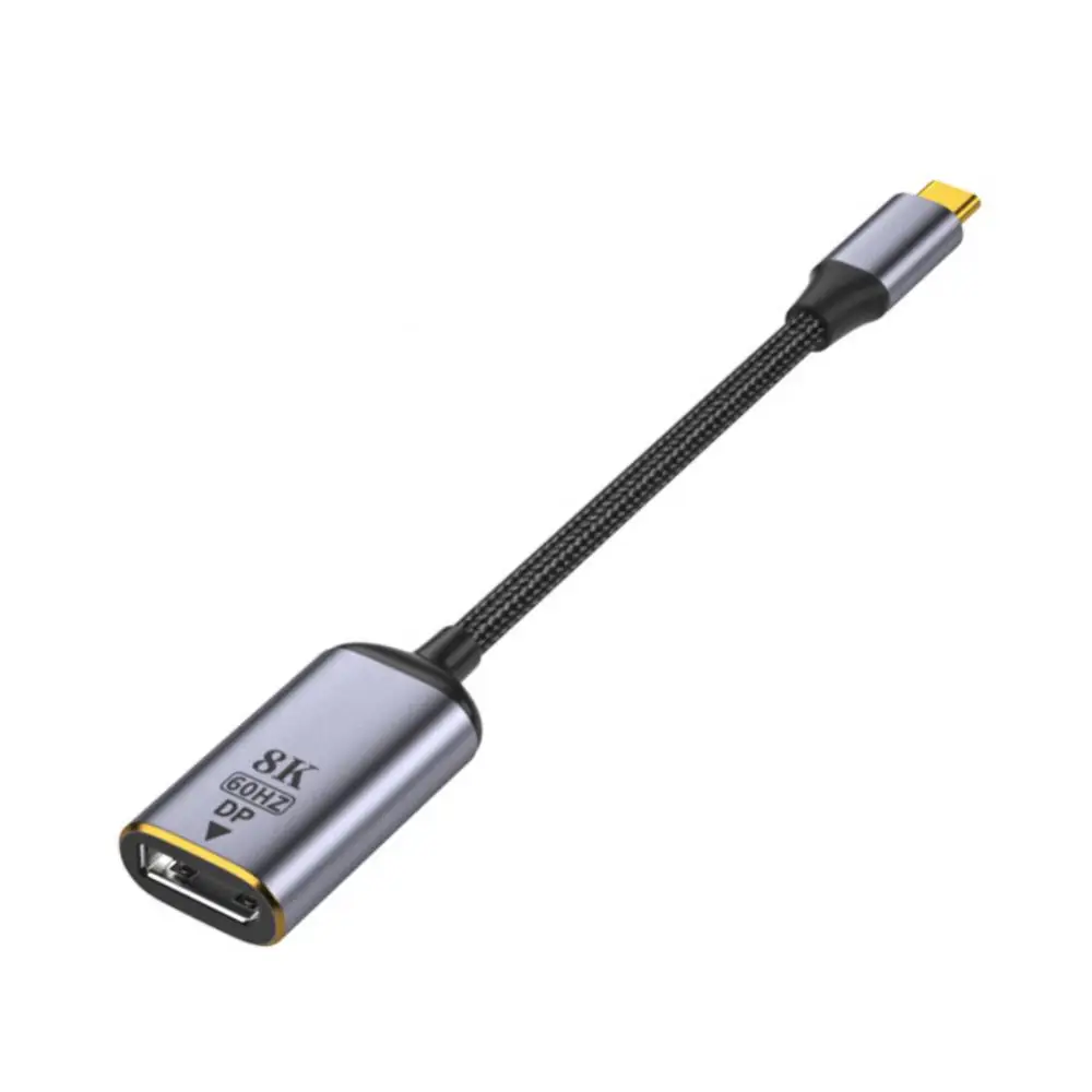 Адаптер для кабеля USB Type C к DP 1 4 8K @ 60 Гц преобразователь проекции экрана кабель
