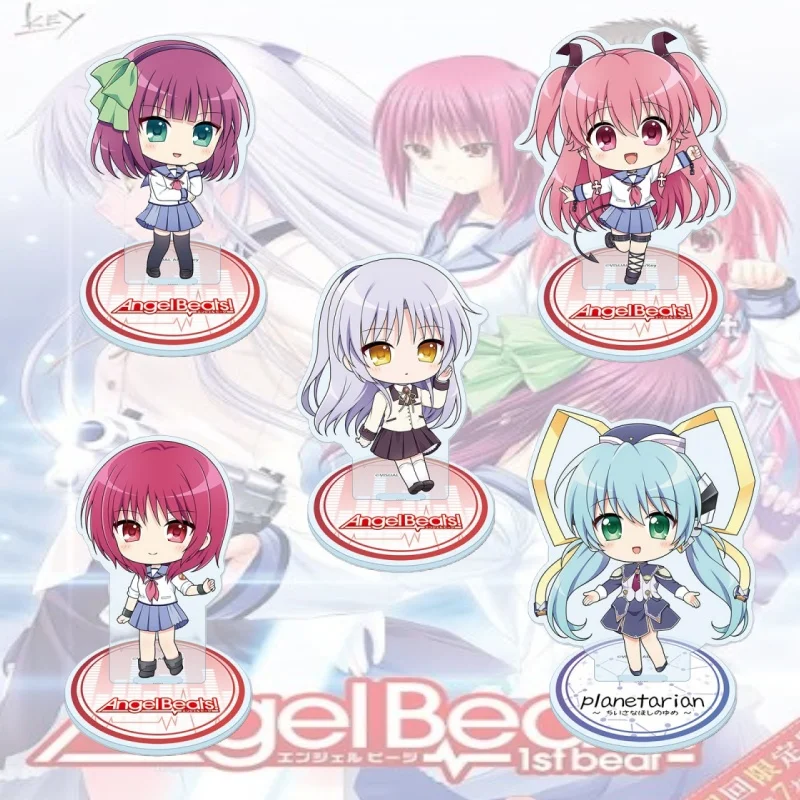 Фото Planetarian × Angel Beats! Очаровательная акриловая подставка для фигурок 10 см, игрушка для косплея, подарок на день рождения, украшение, брелок №1