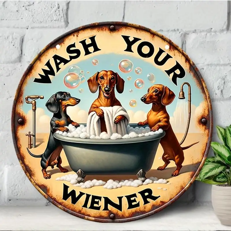 Дверная вешалка для таксы настенные украшения щенка деревянная собака знак