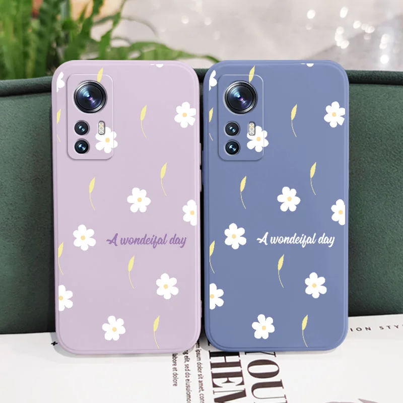small chrysanthemum phone case for xiaomi mi 12 11 ultra lite 10 10s 9 11t 10t 9t pro lite poco m4 x4 f3 x3 m3 pro 5g cover free global shipping