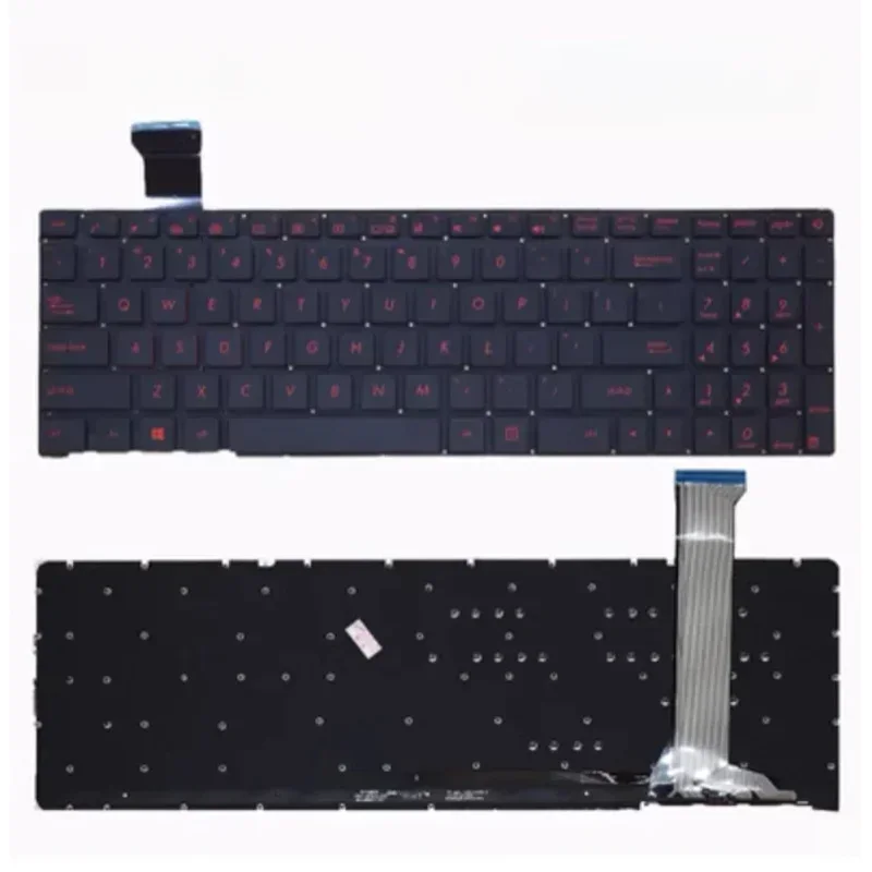 Новая клавиатура для ноутбука с подсветкой Asus zx50v fx-plus g551jx g551vw n552v ZX 50xj zx50jx gl552j gl552v
