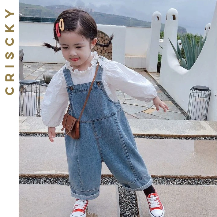 

Toddlers Kids Shirts 2023 Autumn Korean Style Solid Long Sleeve Baby Girls Blouses Loose Girls Tops Children Clothing