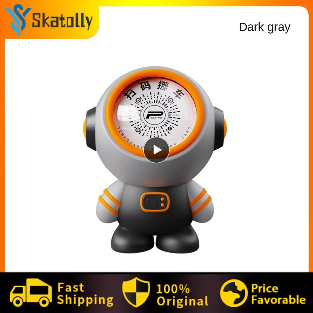 

Universal Temporary Parking Number Plate Creative Two-dimensional Code Parking Card Portable Car Temporary Parking Card Spaceman