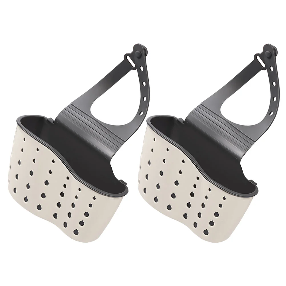 

Sink Basket Kitchen Hanging Organizer Sponge Holder Strainer Storage Drain Ginger Bath Wall Mounted Corner Liquid Drainer Sider