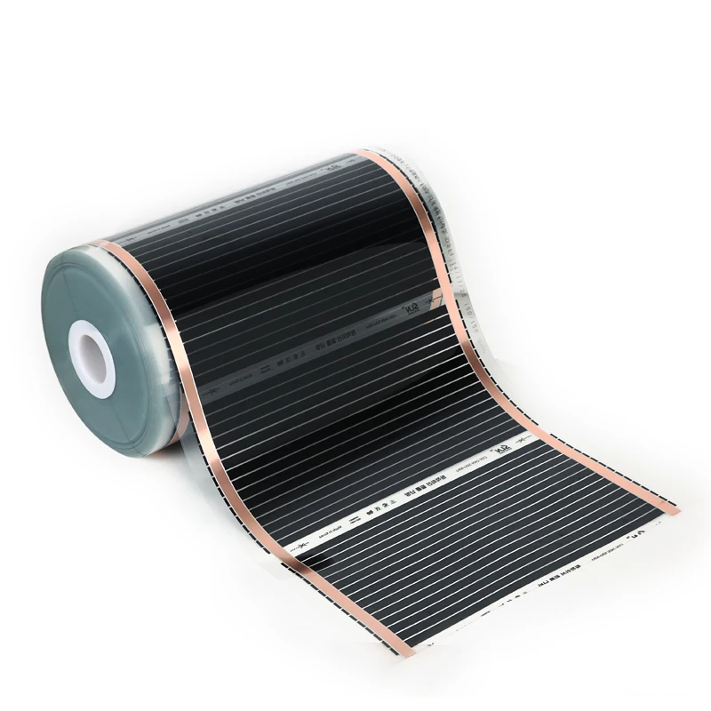 All Sizes 220V 20cm Width Healthy Floor Heating Infrared Underfloor Heating Carbon Film Heater Electric Floor Warming Mat
