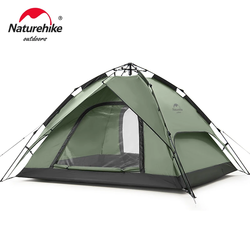 Naturehike Automatic Tent 3-4 Person Travel Family Tent Dual-Purpose Camping Outdoor Shelter Easy Build Portable One-touch Tent