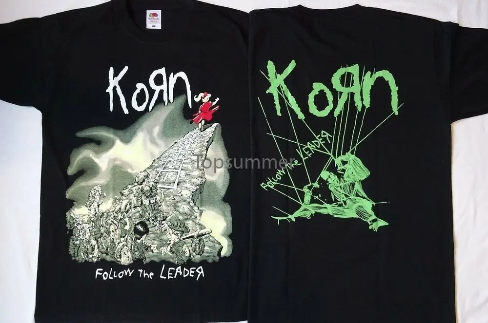 

Korn Follow The Leader Koяn T-Shirt Size S Front Back Brand New Ltd