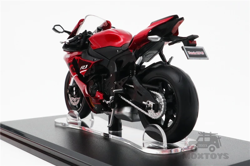 CM модель 1:18 2018/2019 YAMAHA R1 красный черный литая мотоцикл