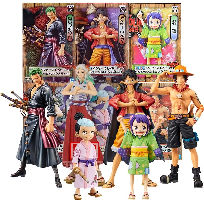 

Фигура аниме Bandai, фигура Dxf Grandline, фигурки Васи, Луффи Ямато из страны, коллекция аниме, фигурки для детей