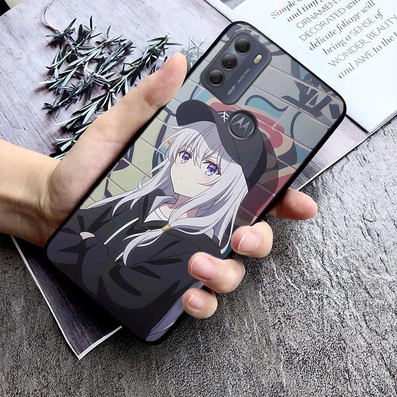 Фото Чехол для телефона Moto G85 G55 G05 G14 G75 G31 G50 G10 G20 G30 G60 G13 G32 G84 G54 G53 G72 G24 Power Wandering Witch Elaina Anime №1