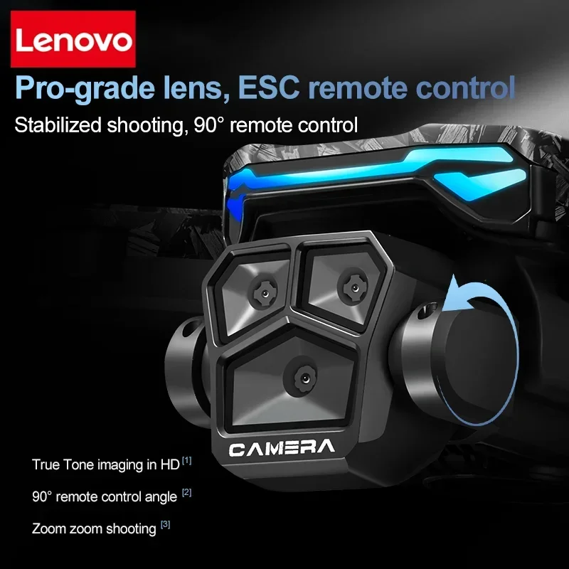 Lenovo D13 GPS Дрон 8K с тройной камерой Воздушный HD Оптический поток Интеллектуальное предотвращение препятствий Складной бесщеточный двигатель VR Дрон (art.: 3920d454dbedf) - 3920d454dbedf