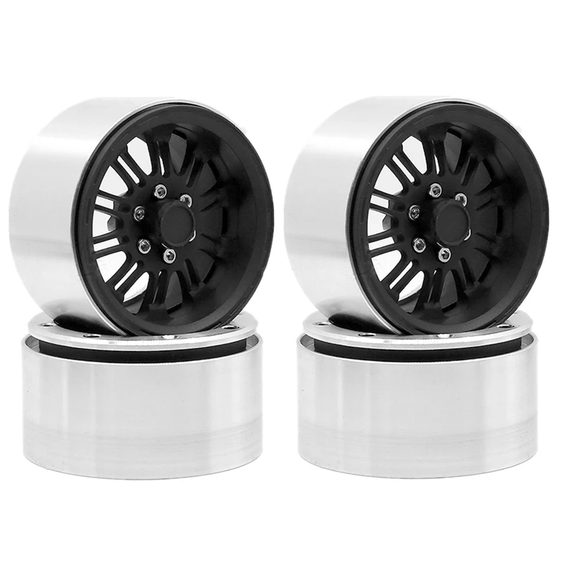 

4Pcs Metal 2.2 Beadlock Wheel Hub Rim for 1/10 RC Crawler Car Axial SCX10 RR10 Wraith 90048 YETI Traxxas TRX4 TRX6