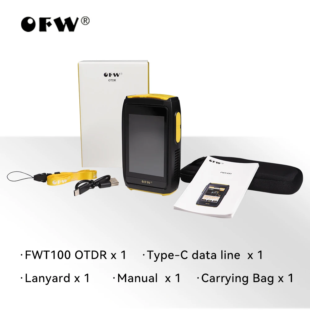 Active Mini волоконно-оптический рефлектометр Tester 1550nm 20dB с сенсорным экраном OPM OLS VFL |