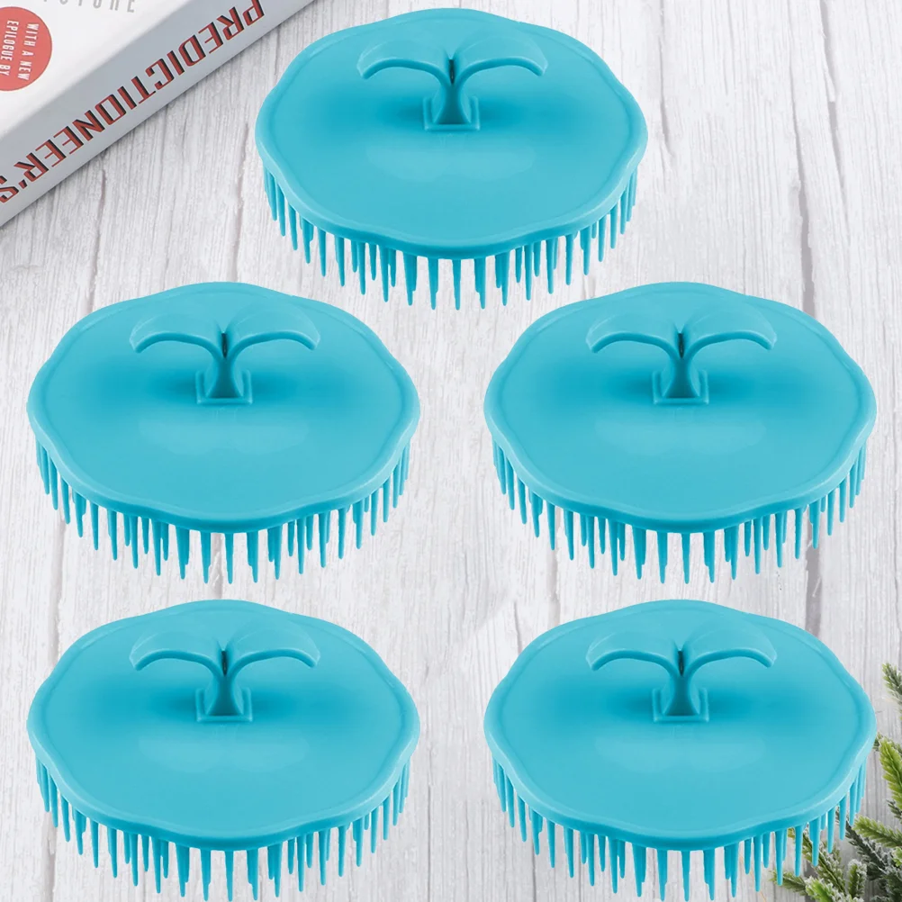 

Brush Scalp Hairhead Comb Shampoocombsshower Scrubber Brushes Bath Manual Care Tool Handheld Vibrating Hairdressing Cleaning