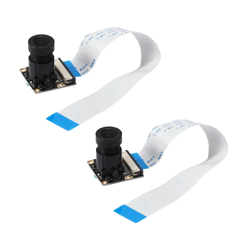 

2X Raspberry Pi 3B+ 5Mp Megapixel Night Camera Ov5647 Sensor Wide-Angle Camera Module For Raspberry Pi 3 Model B/2
