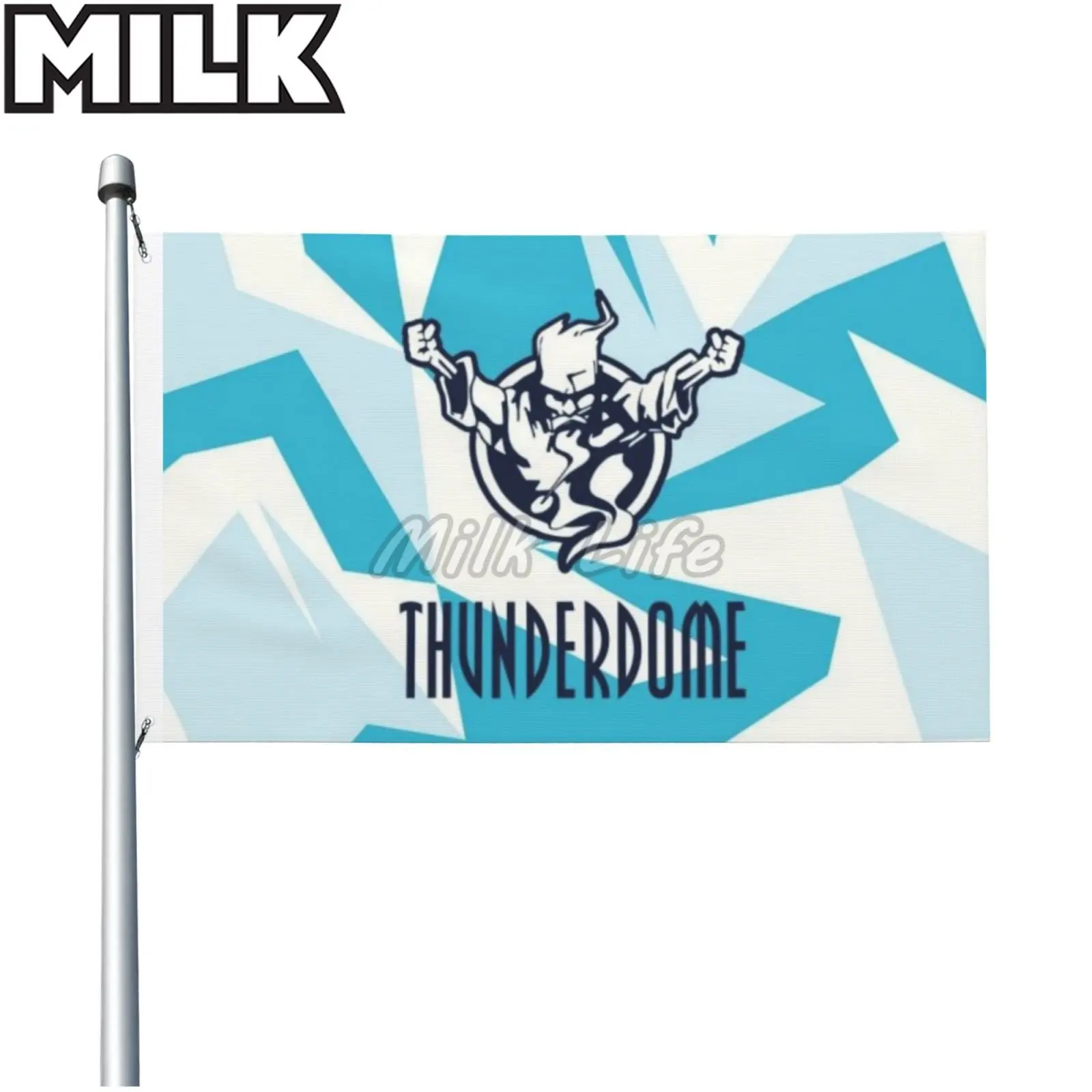 

Double-sided Printing Thunderdome Logo Flag with Grommet Outdoor and Indoor Banner Flag for Garage Home Cafe Bar Pub Decor