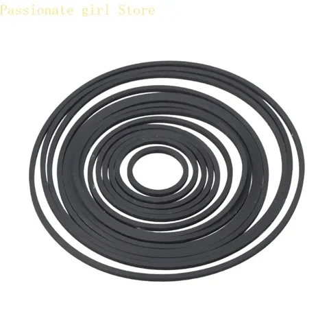 Квадратный резиновый приводной ремень 1,2 мм для поворотных столешков кассет плеера магнитофон Машина 19 мм-100 мм.