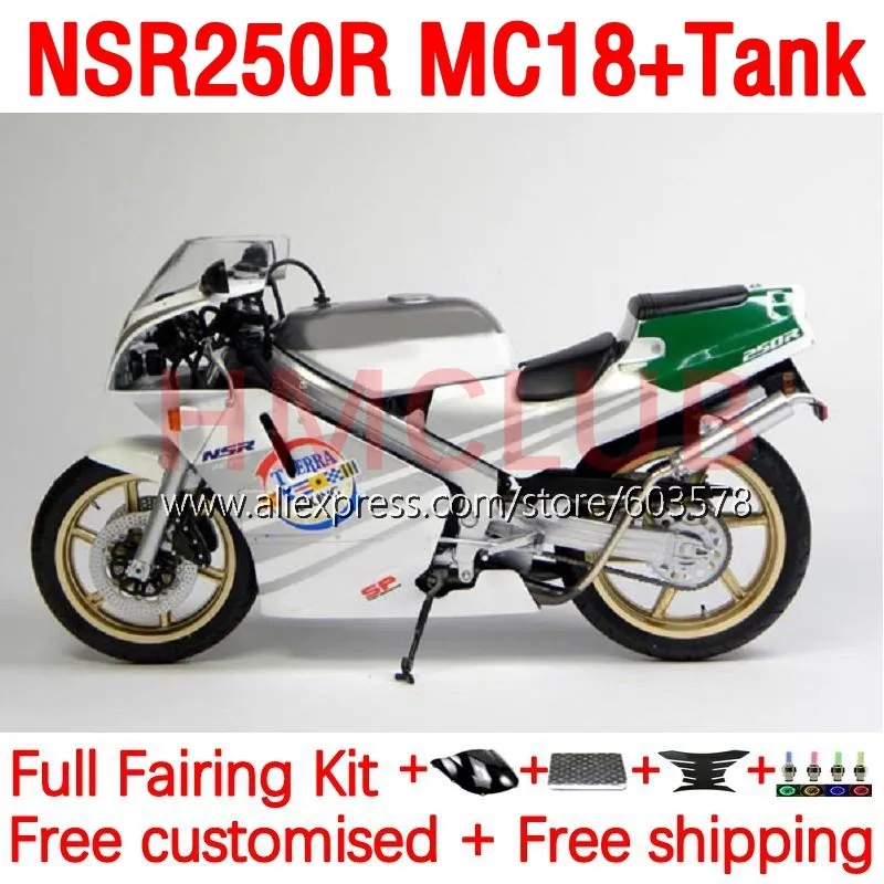 

Body+Tank For HONDA NSR250 NSR 250 R RR MC18 PGM2 NSR 250R NS250 NSR250R 88 89 NSR250RR 1988 1989 Fairing 193No.88 green stock