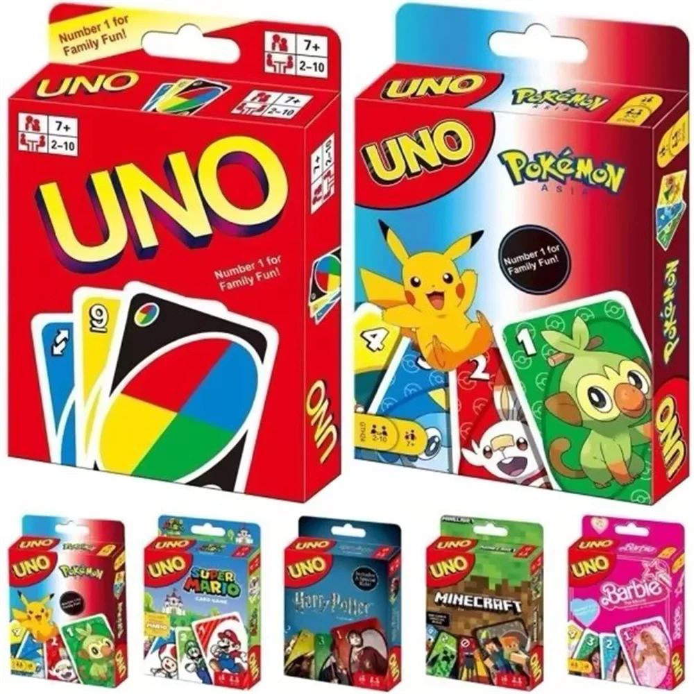 ОДИН ФЛИП! Настольные игры UNO Card No Mercy SInterstellar Baby Stitch Рождественская карточная