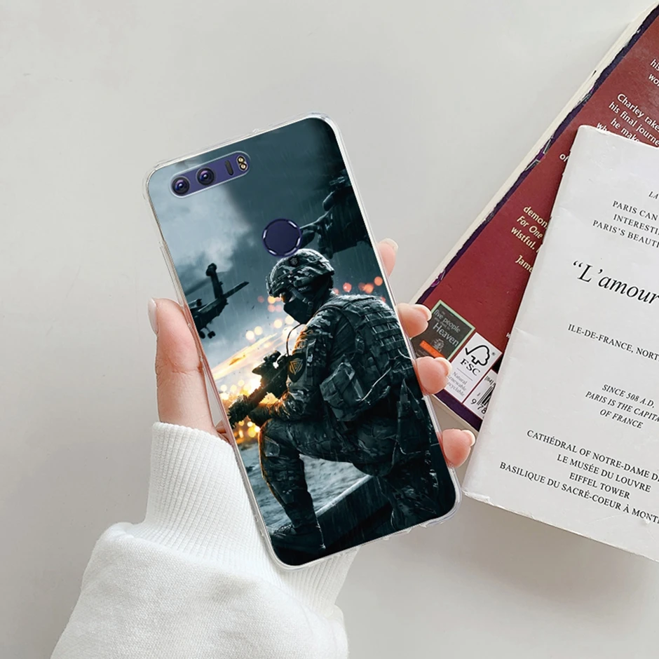 Чехол для Honor 8 9 Lite для детей, чехол для девочек с животными,  цветочным узором, силиконовая задняя крышка, новый дизайн, прозрачный  мягкий чехол для телефона из ТПУ для Honor 9 | AliExpress