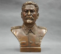 7 soviet leader joseph stalin bust statue