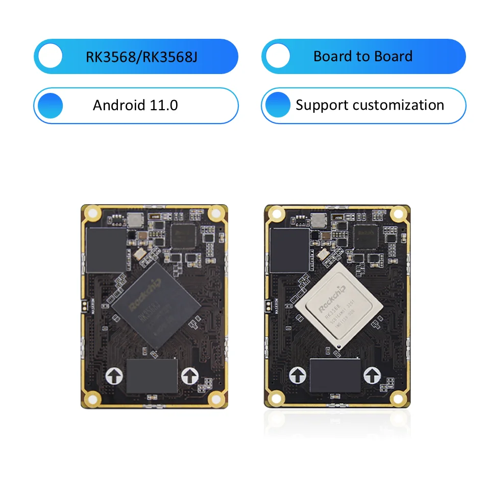 Основная плата Rockchip RK3568J RK3568 для AI NVR