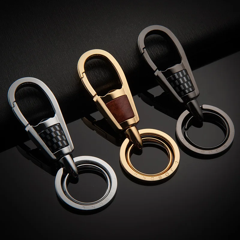 Luxury Car Keychain High Grade Keychains Men Women for Key Ring Holder Bag Pendant Best Gift for Father's Day Carbon Fiber