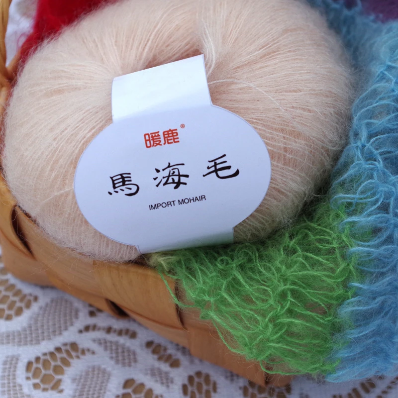 25 г/клубок мягкая акриловая мохеровая пряжа плюшевый кашемир Ручное шитье