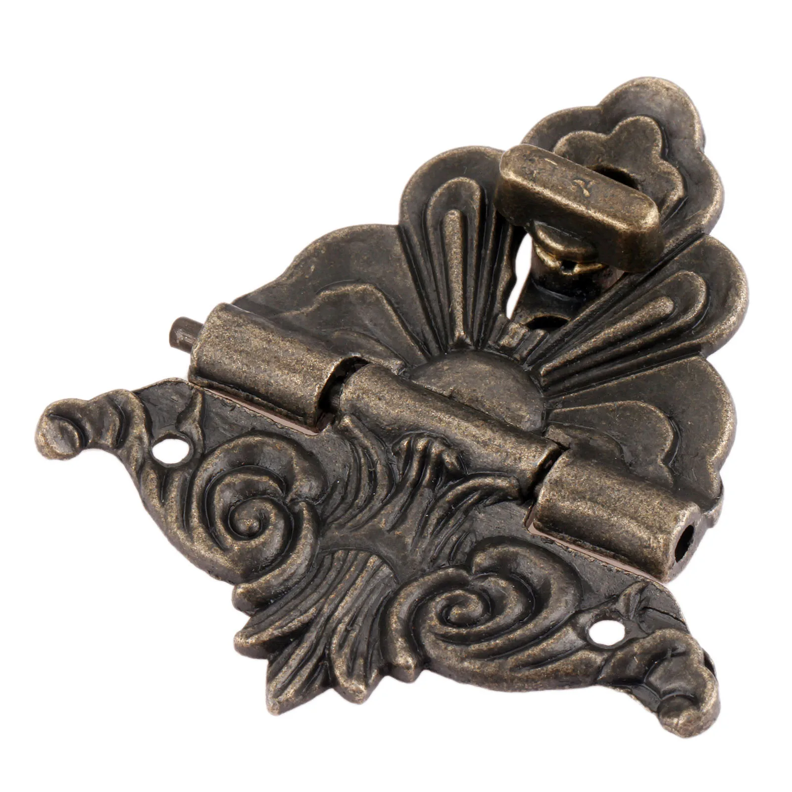 1 шт. Античный чемодан в стиле ретро винтажная декоративная защелка деревянная