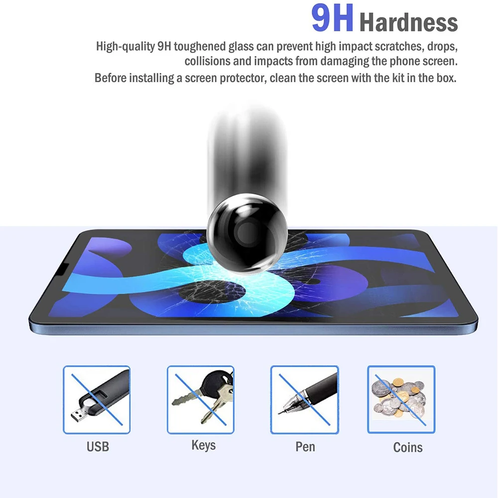 Закаленное стекло для IPad 10 2 9 7 10. 5 11 8 6 Air 4 3 Mini 2020 2019 2018 2021 шт. |