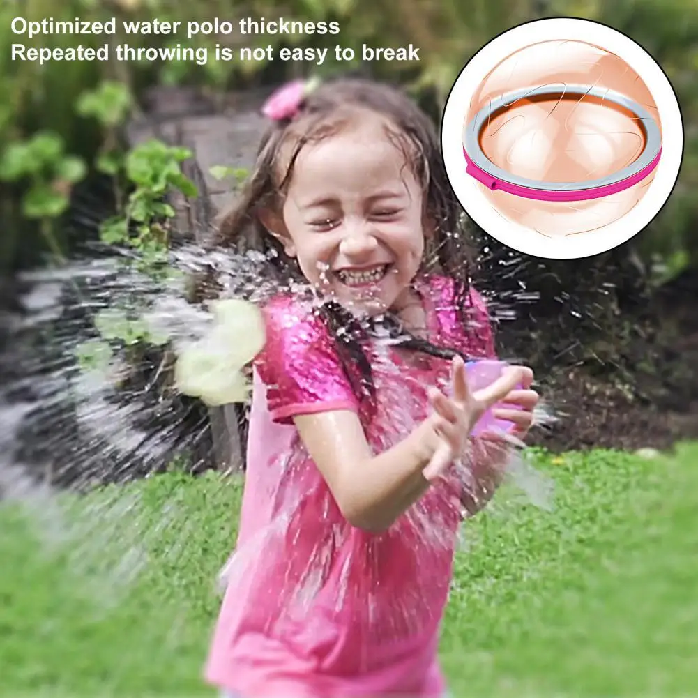

Water Splash Balls Reusable Water Balloons Absorbent Ball Outdoor Pool Beach Play Toy Pool Party Favors Water Fight Games