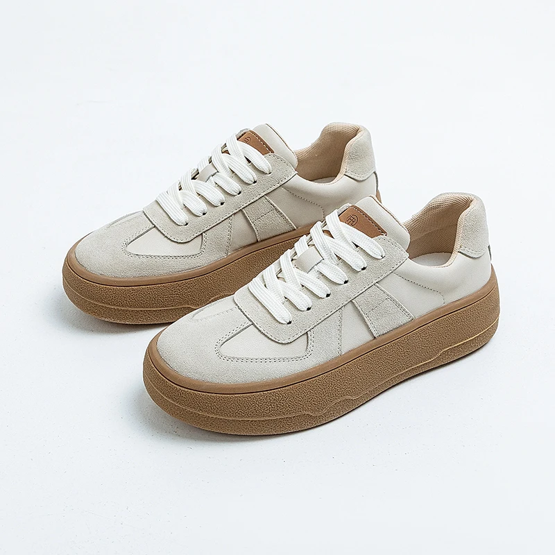 Platform Sports Shoes for Women 2023 Casual Sneakers Girl Comfortable Tennis Luxury Designer Running Flat Shoes Female Plus Size