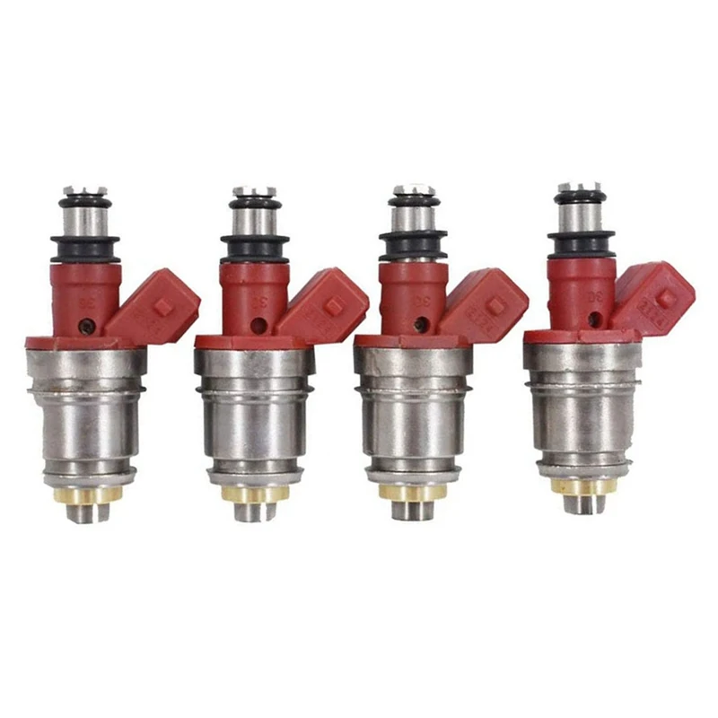 

4Pcs Fuel Injectors 16600-86G00 Replacement for Nissan Pickup 2.4L 1995 D21 2.4L 1990-1994 JS2-1 16600-86G10 16600-86G00