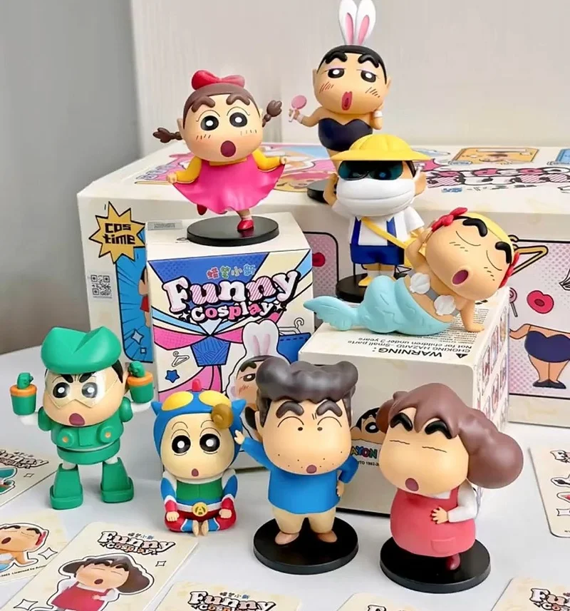 [52 игрушек] Crayon Shin chan Смешные COS Series глухая коробка ручная работа украшение модная