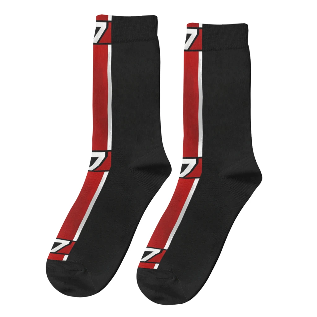 

Mass Effect Vertical N7 Socks For Men Shopping 3D Print Boy Girls Mid-calf Sock